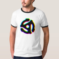 T-shirt de l'adaptateur d'enregistrement à 45 tr/m