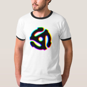 T-shirt de l'adaptateur d'enregistrement à 45 tr/m