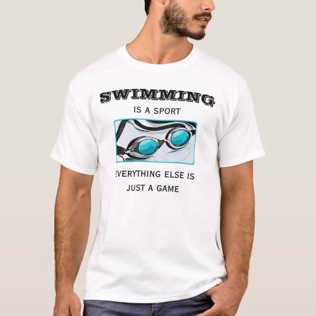 T-shirt de Ladie de natation (Devant)