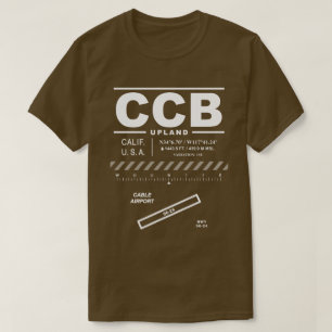 T-shirt de l'aéroport de câble CCB