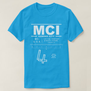 T-shirt de l'aéroport international de Kansas City