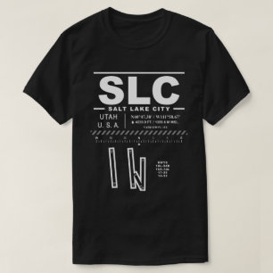 T-Shirt de l'aéroport international de Salt Lake C