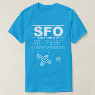 T-shirt de l'Aéroport international de San Francis