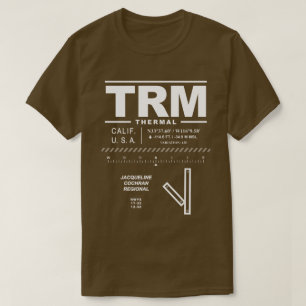 T-shirt de l'aéroport régional de Jacqueline Cochr