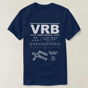 T-shirt de l'aéroport régional de Vero Beach (VRB)