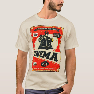 T-shirt de l'affiche CINEMA des années 1960