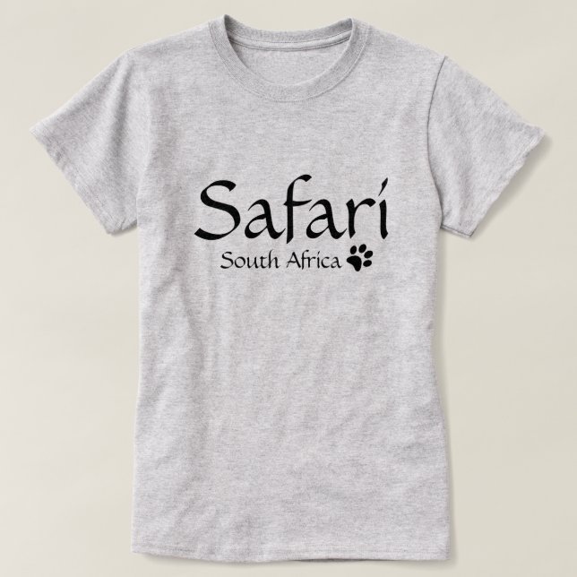 T-shirt de l'Afrique du Sud de safari (Design devant)