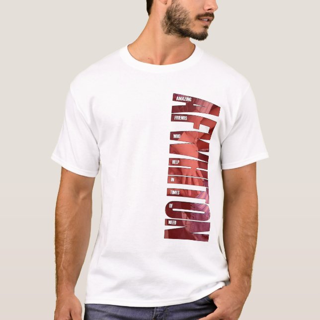T-shirt de l'AFWHITON des hommes (Devant)