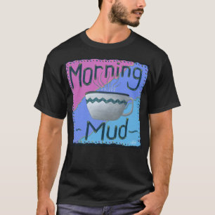 T-shirt de l'aile de café de la boue du matin