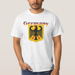 T-shirt de l'Allemagne/crête allemande