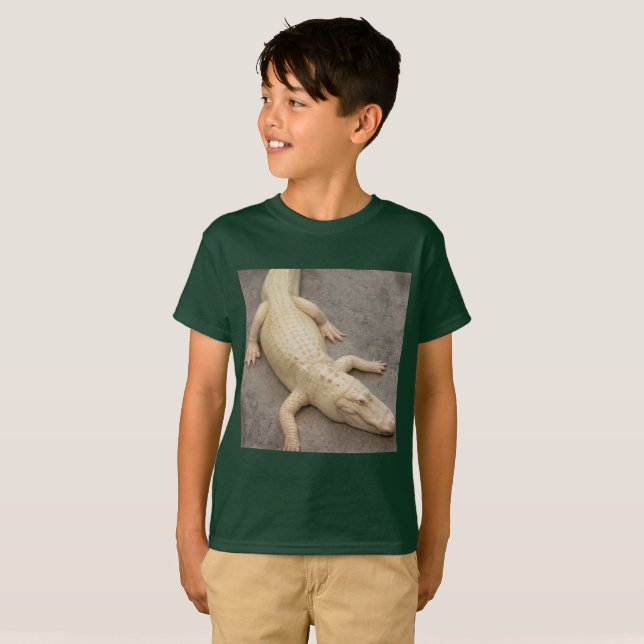 T-shirt de l'alligator des enfants (Devant entier)
