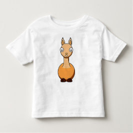T-shirt de lama de bande dessinée d'enfants