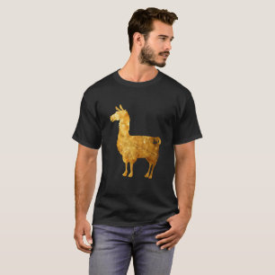 T-shirt de lama d'or