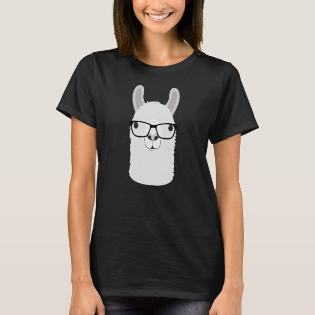 T-shirt de lama pour des femmes (Devant)