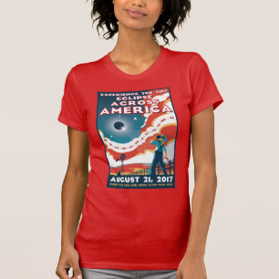 T-shirt de l'Amérique d'éclipse solaire de la NASA