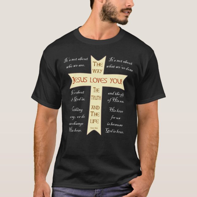 T-shirt de l'amour de Dieu (Devant)