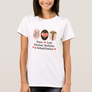 T-shirt de l'amour PM&R de paix