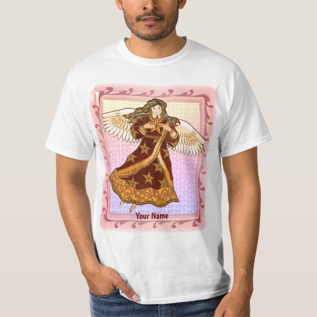 T-shirt de l'ange étoile de Noël (Devant)