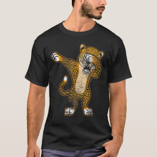 T-shirt de l'animal sauvage félin grand chat Dabbi
