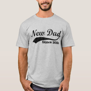 T-shirt de l'année personnalisée Nouveau papa