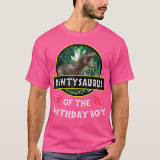 T-shirt De L'Anniversaire Garçon T Rex Dinosaur Aunty Saur
