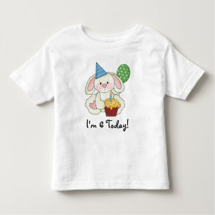 T-shirt de lapin d'anniversaire