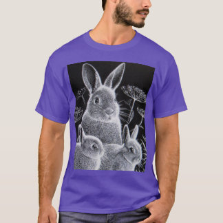 T-SHIRT DE LAPIN DE PÂQUES