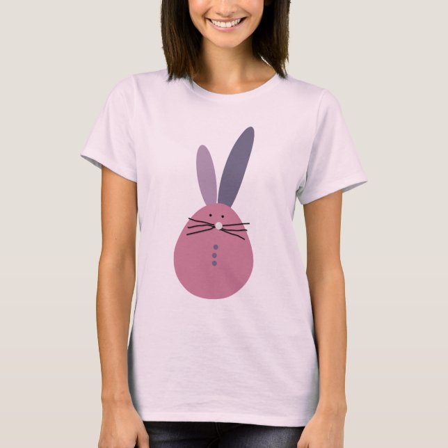 T-shirt de lapin de Pâques des femmes (Devant)