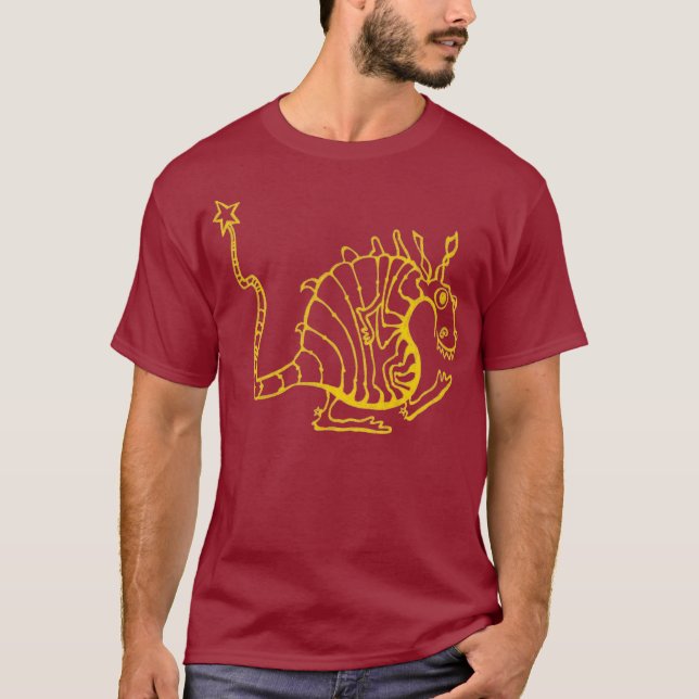 T-shirt de lapin-dragon (Devant)
