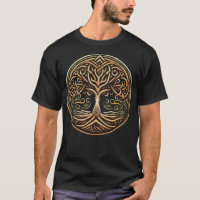 T-shirt de l'arbre de nouage celtique complexe