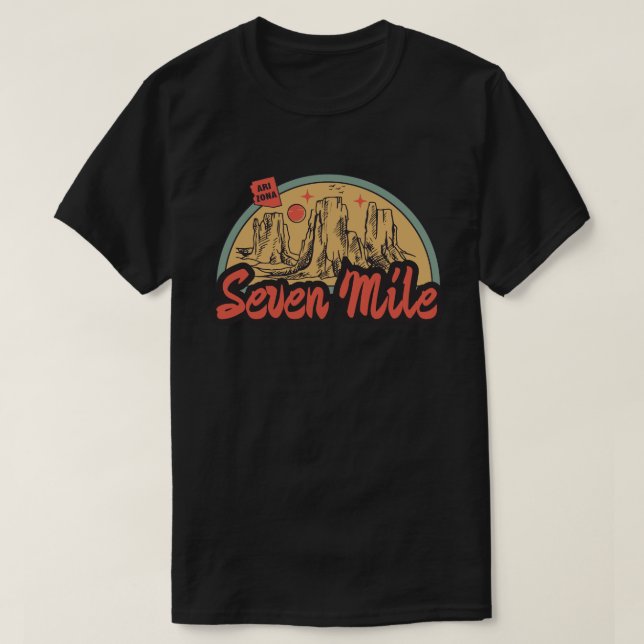 T-Shirt de l'Arizona à sept kilomètres (Design devant)