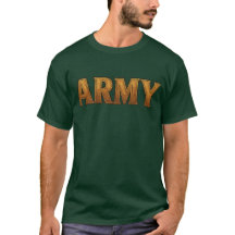 T-shirt de l'armée américaine avec "ARMÉE" en gras