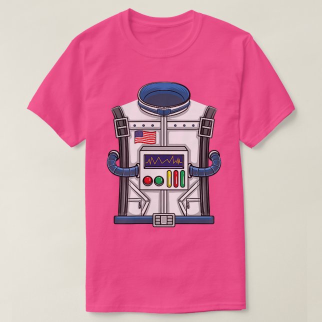 T-shirt de l'astronaute Costume d'Halloween (Design devant)