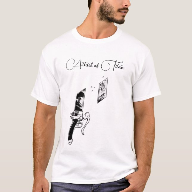 T-shirt de l'attaque des yeux de Titan (Devant)