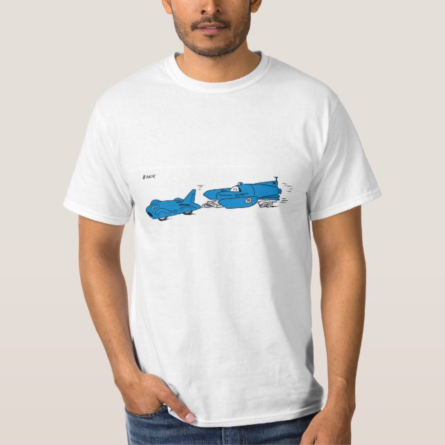 T-shirt de l'Australie d'oiseau bleu double (Devant)