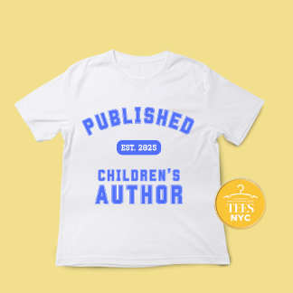 T-shirt de l'auteur du livre pour enfants publié