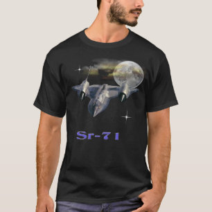 T-shirt de l'avion d'espionnage militaire Sr-71