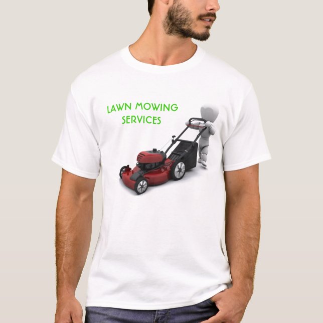 T-shirt de Lawn Mowing Company (Devant)