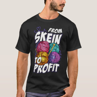 T-shirt De l'écheveau au bénéfice Entreprise de création d