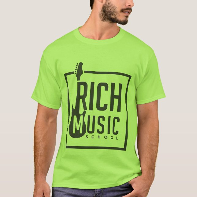 T-shirt de l'école de musique riche en couleurs (Devant)