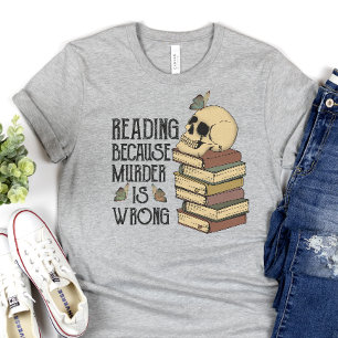 T-shirt de lecture amusant, Chemise des amateurs d