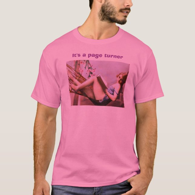 T-shirt de lecture d'été (Devant)