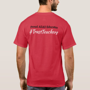 T-shirt de l'éducateur (rouge)