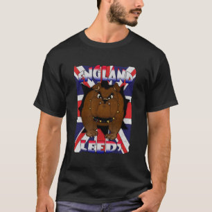 T-shirt de Leeds Angleterre pour le bouledogue des
