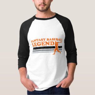 T-shirt de légende de base-ball d'imaginaire