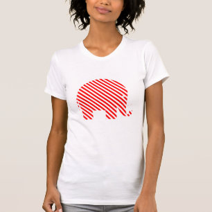 T-shirt de l'éléphant des femmes