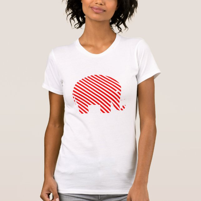 T-shirt de l'éléphant des femmes (Devant)