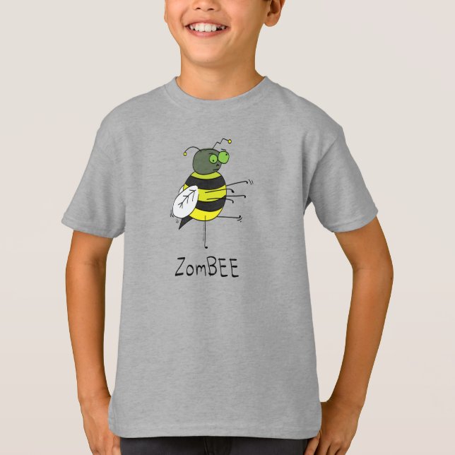 T-shirt de l'enfant de Zombie Bee Boy pour Hallowe (Devant)