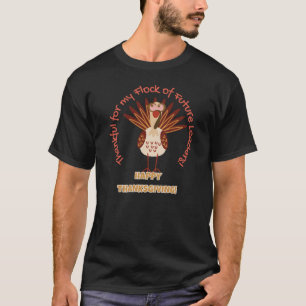 T-shirt de l'enseignant gracieux bon thanksgiving