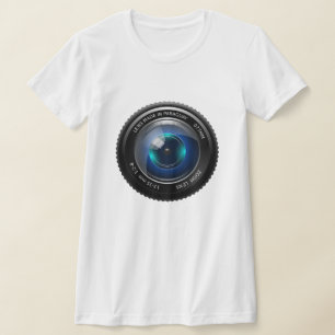 T-Shirt de lentilles de caméra